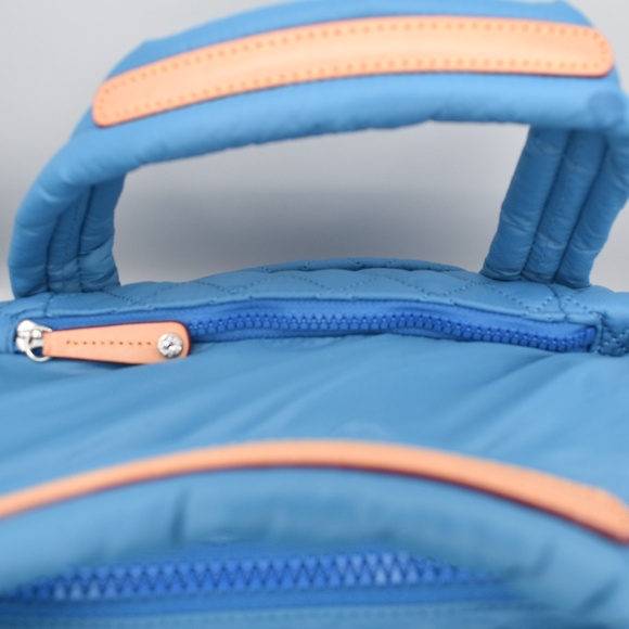 MZ Wallace Blue Ocean Small Metro Tote Quilted Deluxe II No Strap EUC - Picture 5 of 9